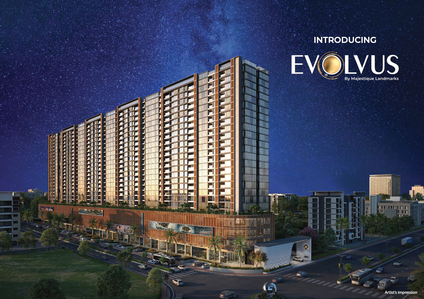 Evolvus by Majestique Kharadi Pune Main Building premium 2, 3, & 4 bhk residences in kharadi for sale | Zelo Agent Properties