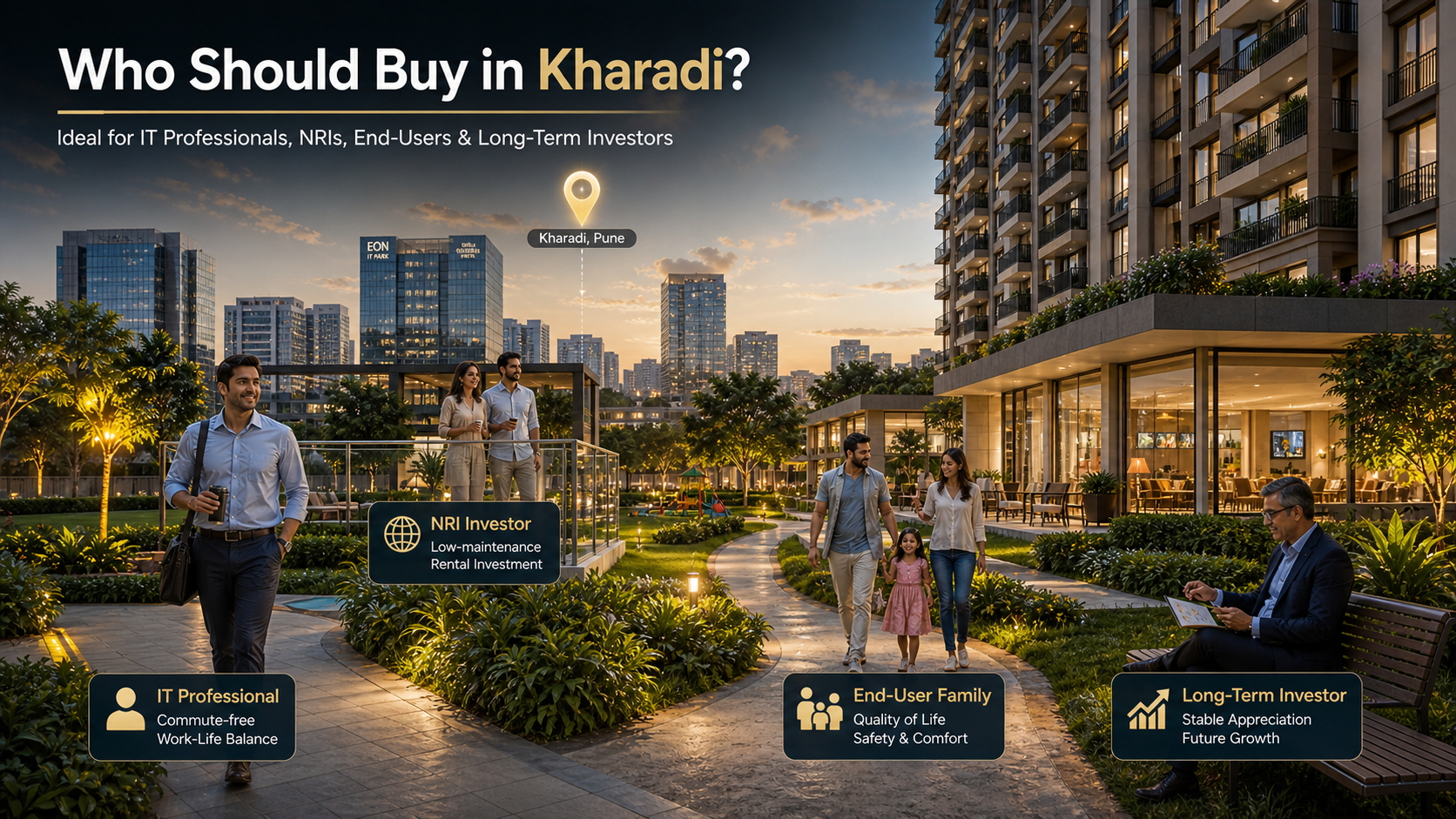 Who should buy Property in Kharadi | Zelo Agent Properties